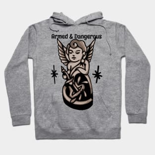 Cute Angel Vintage Valentine Hoodie